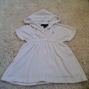 Ralph Lauren‎ Kids White Hooded Beach Coverup Size 12M